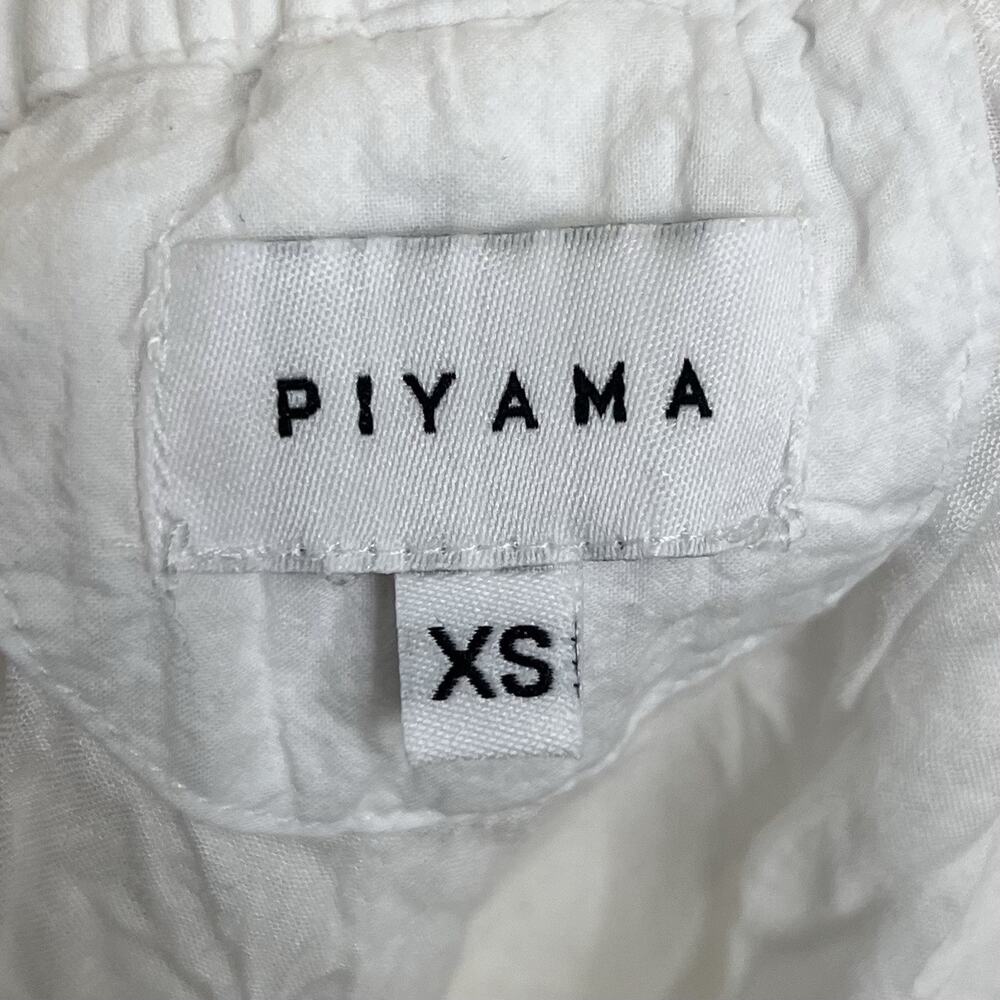 PIYAMA Ruffle Sleep Shorts Women’s XS White - Picture 3 of 4